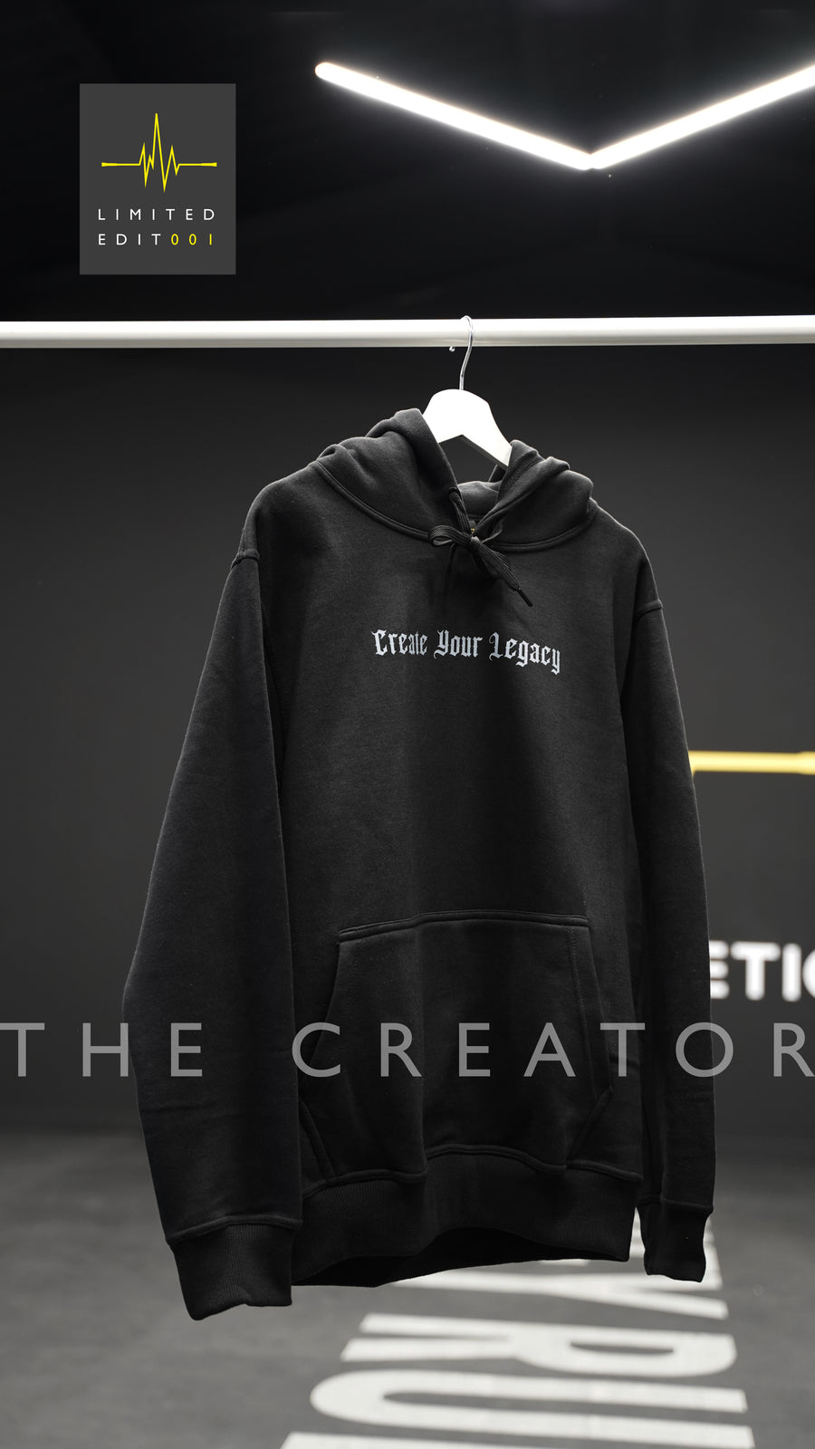 RA LIMITED EDIT001 | THE CREATOR | HOODIE | BLACK