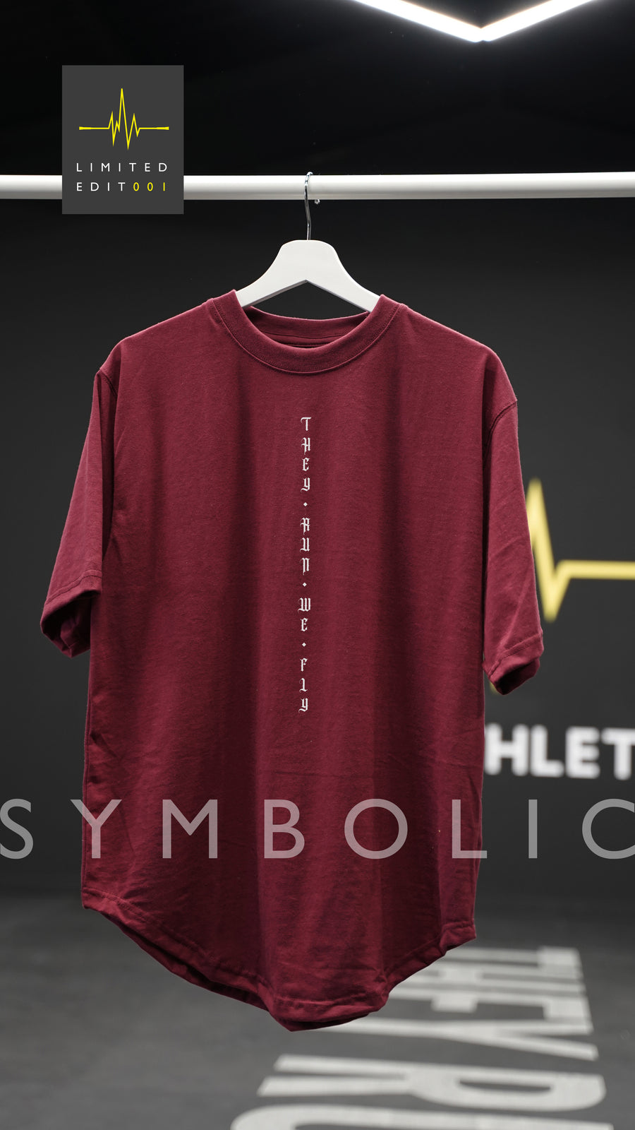 RA LIMITED EDIT001 | SYMBOLIC | TEE | BURGANDY