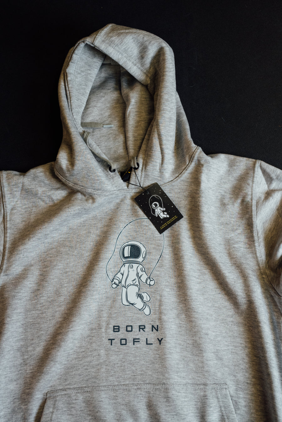 RA LIMITED EDIT001 | SPACE-DUDE | HOODIE | GREY