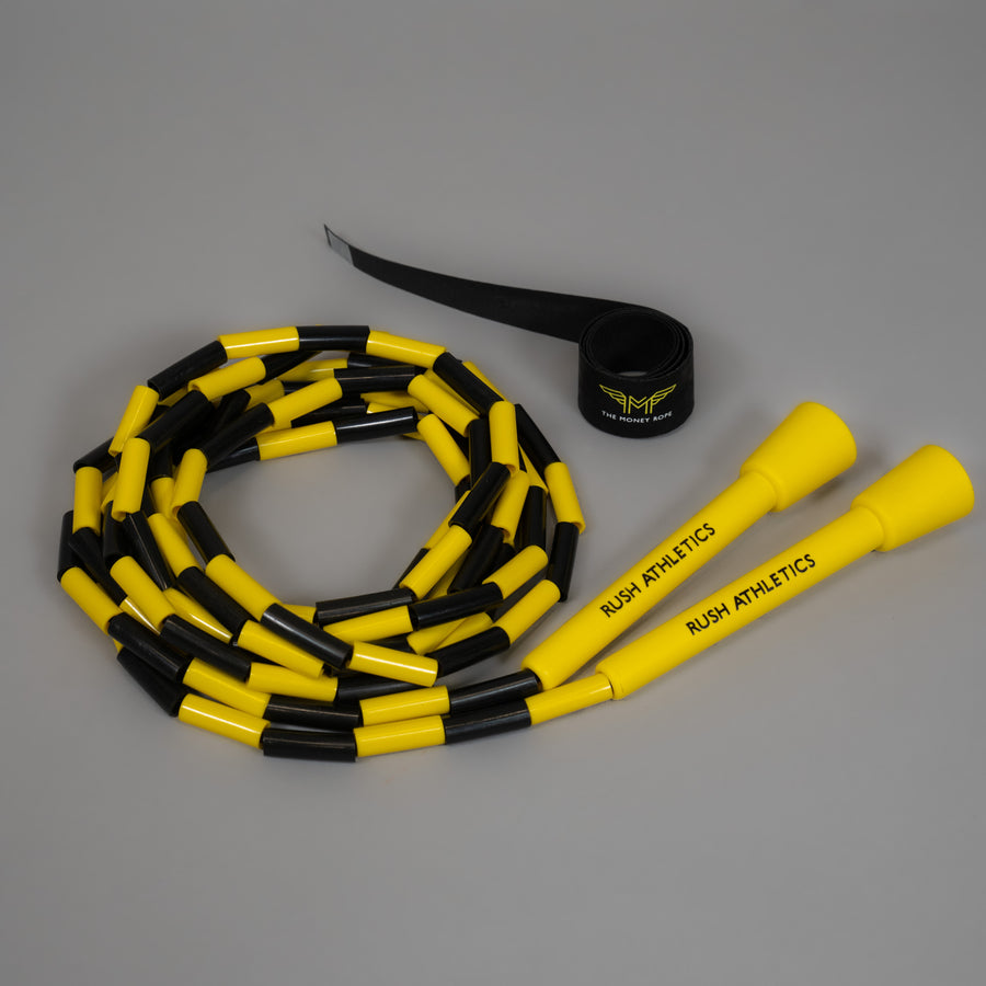 Money Jump Rope MONEY ROPE - BEADED EDITION - YELLOW β Rush Athletics