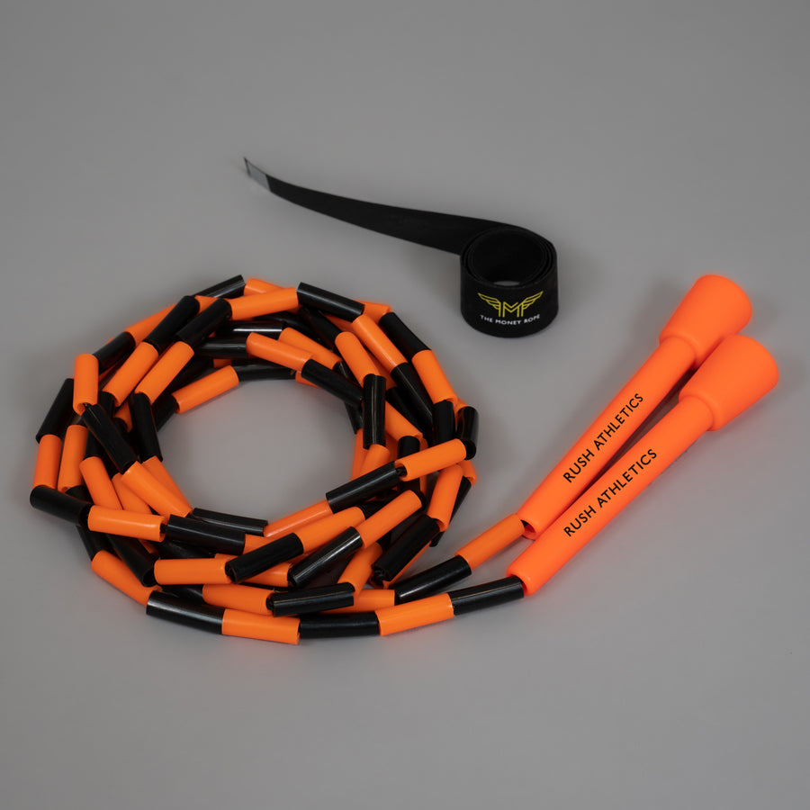 MONEY ROPE - BEADED EDITION - NEON ORANGE